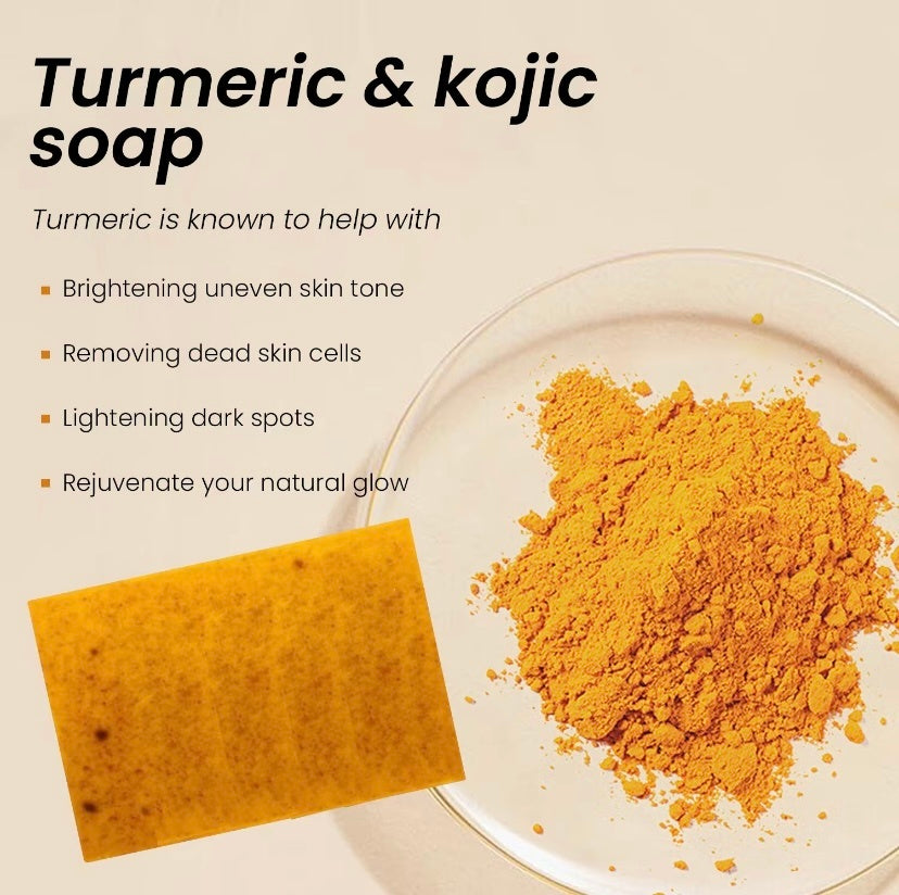 Turmeric Kojic Acid Dark Spot Remover Soap Bars