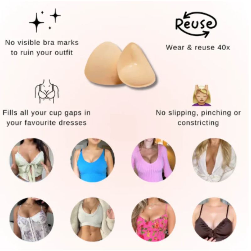 Sticky Inserts Instant Boost Non-Adhesive Nip Covers