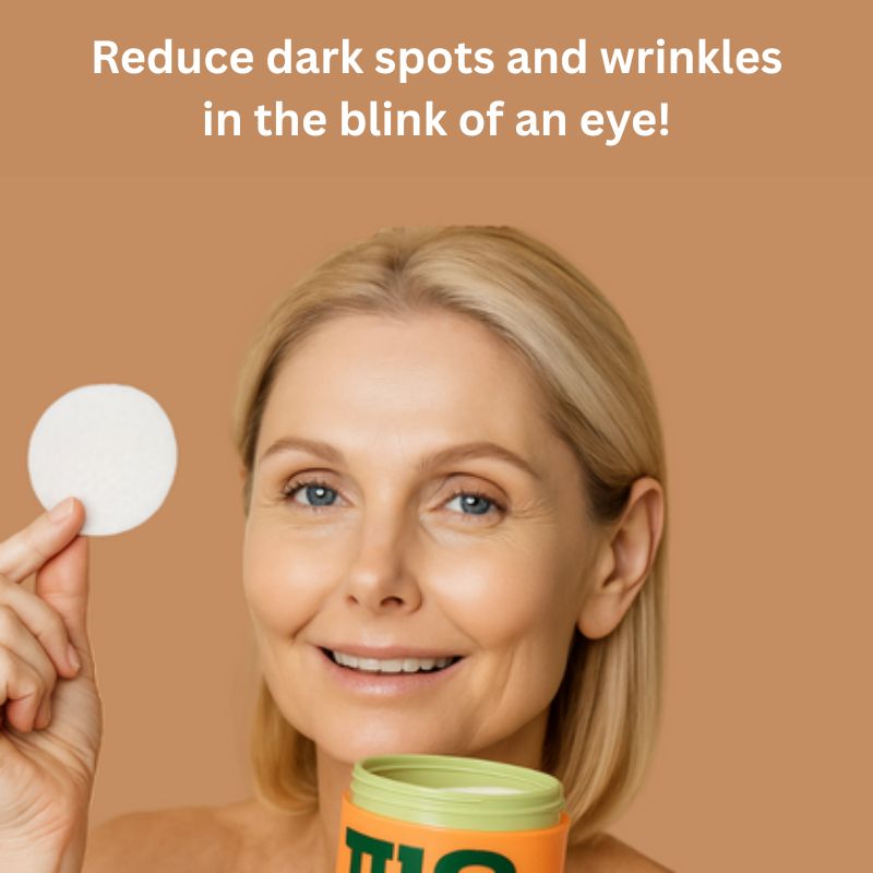 Korean Toner Pads for Wrinkles, Dark Spots & Radiant Glow