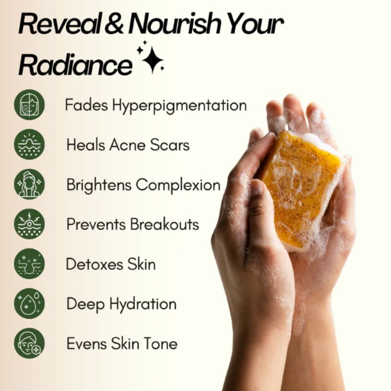 Turmeric Kojic Acid Dark Spot Remover Soap Bars