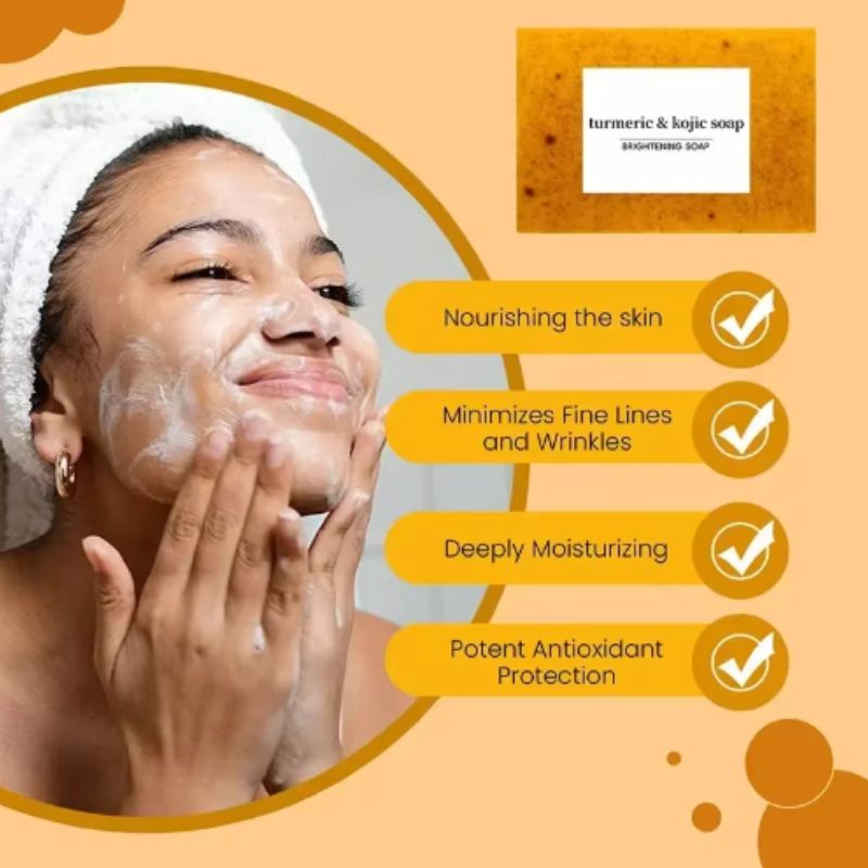 Turmeric Kojic Acid Dark Spot Remover Soap Bars