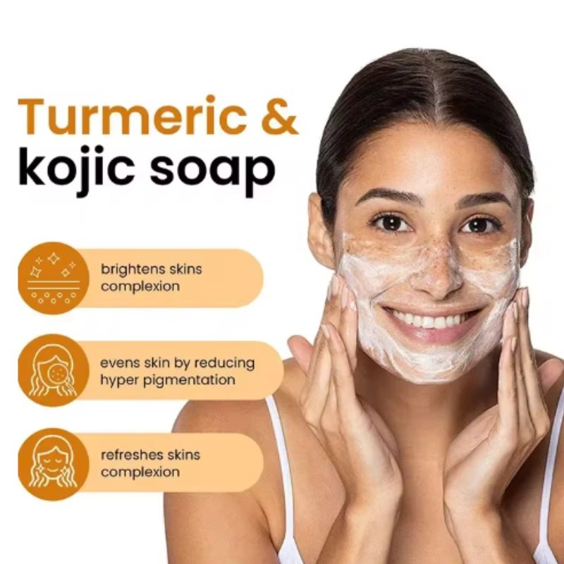Turmeric Kojic Acid Dark Spot Remover Soap Bars