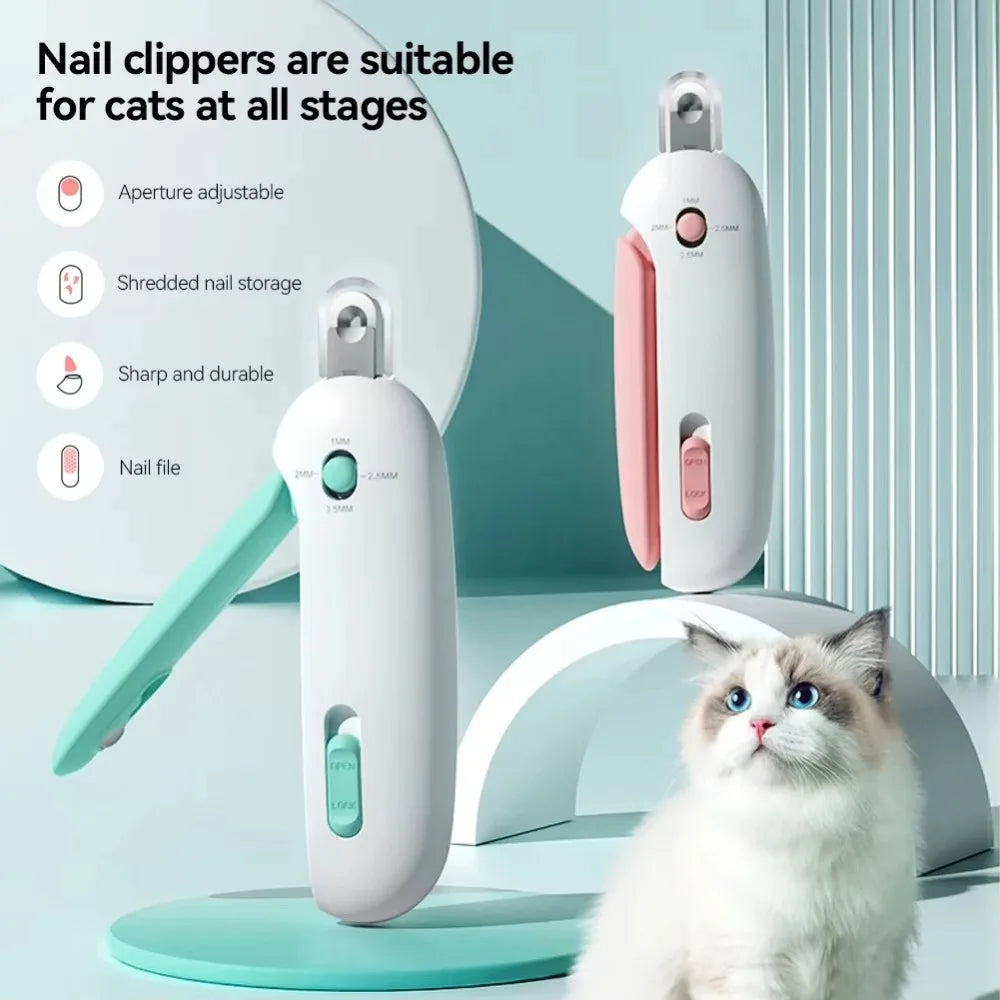 Pet Nail Clippers Safe with Adjustable Hole