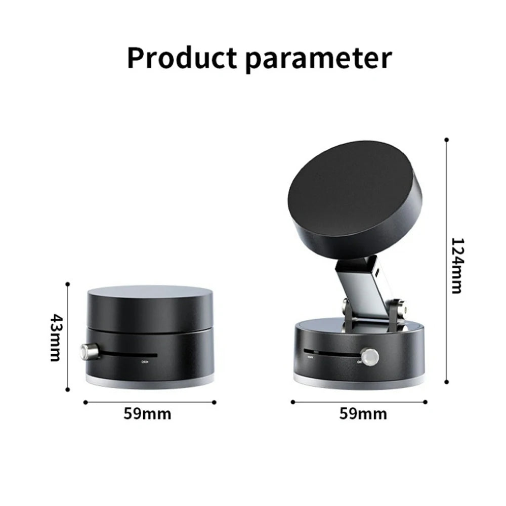 Double-sided Vacuum Magnetic Car Mounted Adsorption Adjustable Bracket