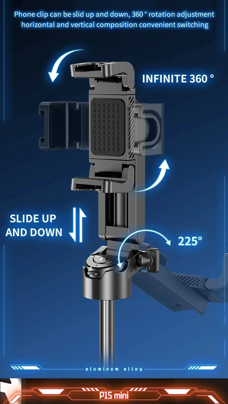 Mini Bluetooth Portable Telescopic Multifunctional Tripod