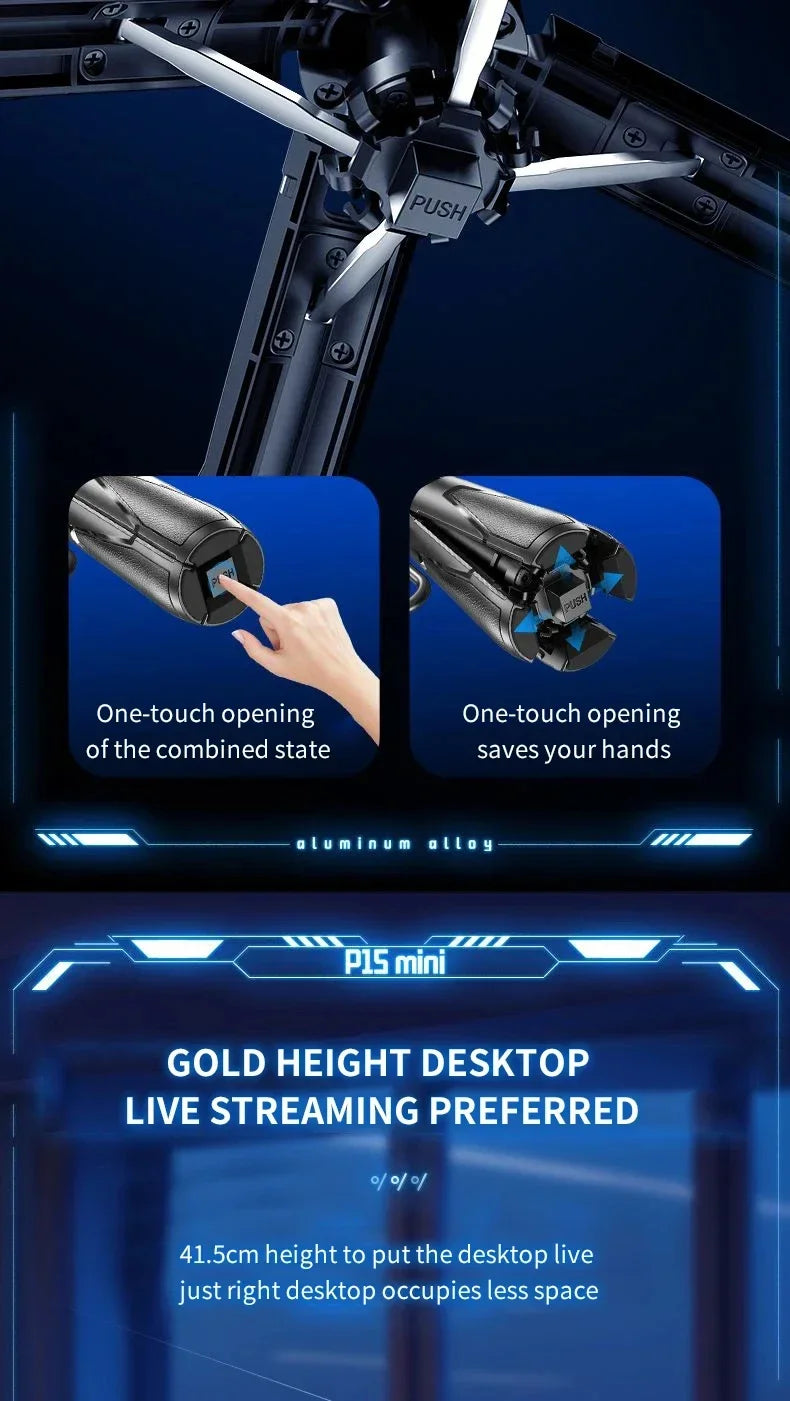 Mini Bluetooth Portable Telescopic Multifunctional Tripod