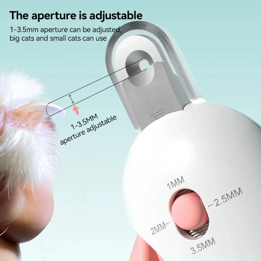 Pet Nail Clippers Safe with Adjustable Hole