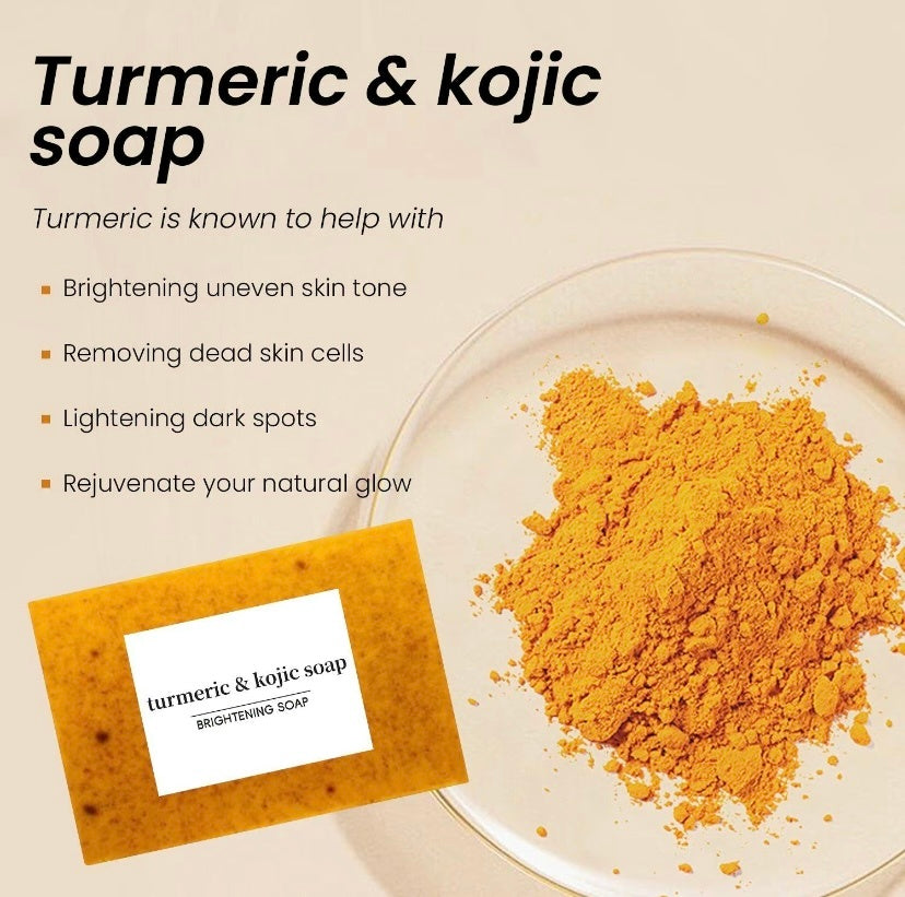 Turmeric Kojic Acid Dark Spot Remover Soap Bars