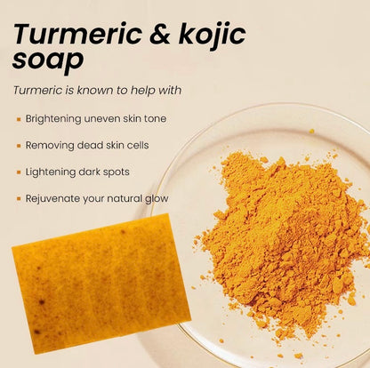 Turmeric Kojic Acid Dark Spot Remover Soap Bars