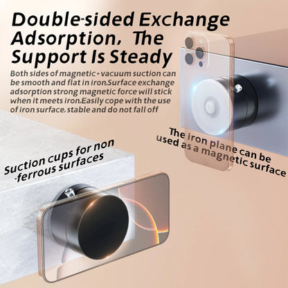 Double-sided Vacuum Magnetic Car Mounted Adsorption Adjustable Bracket