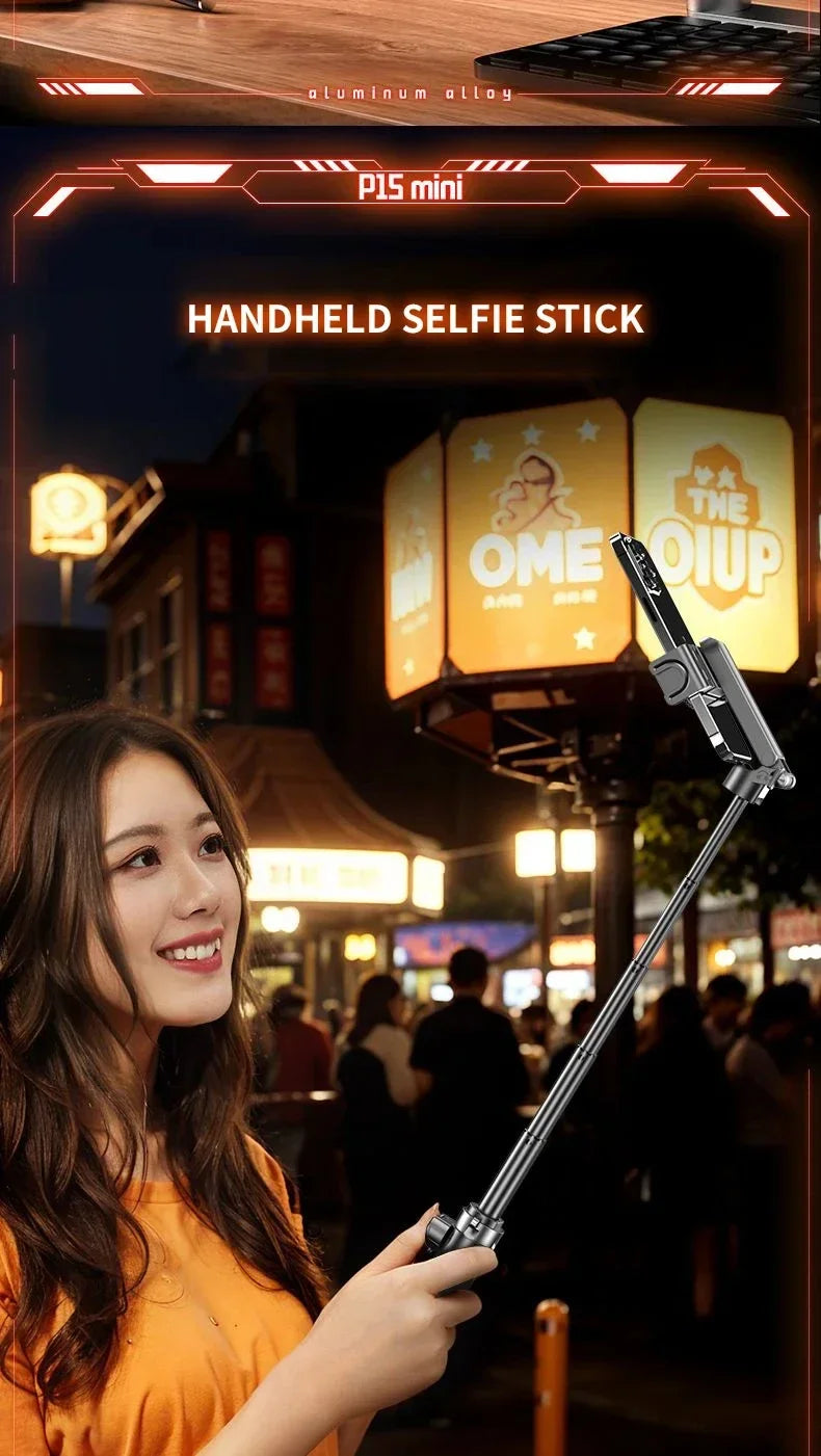 Mini Bluetooth Portable Telescopic Multifunctional Tripod