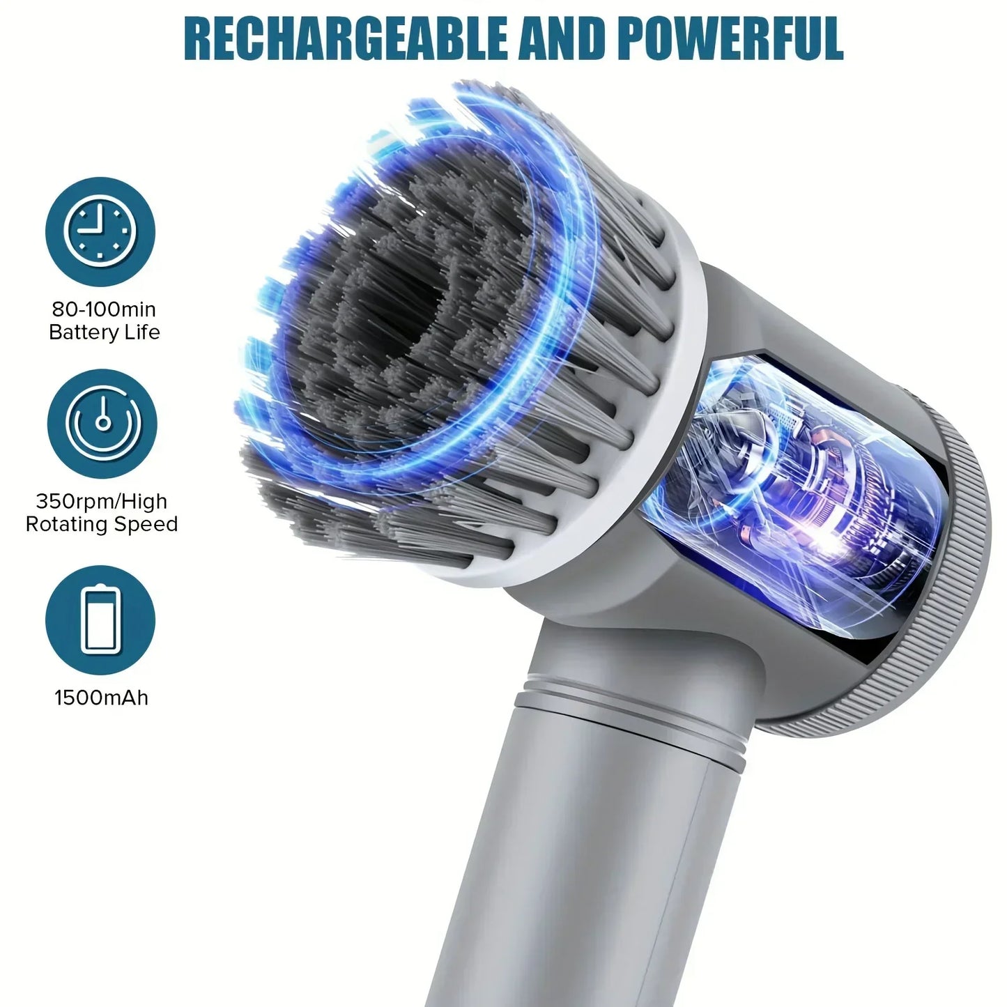 5 in 1 Powerful Electric Cleaning Brush