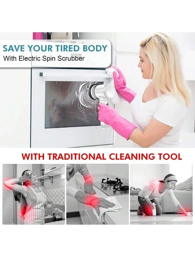 5 in 1 Powerful Electric Cleaning Brush